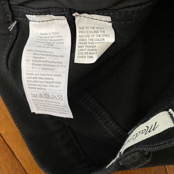 Madewell Stretch Denim Straight Mini Zipper Skirt‎ - Picture 9 of 11